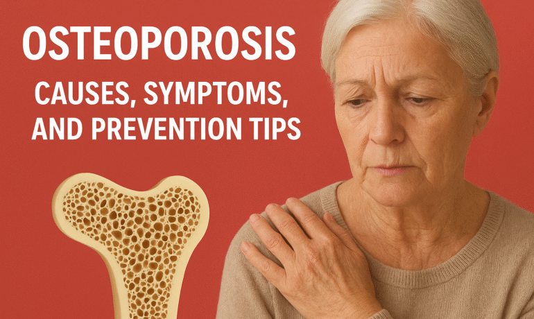 Osteoporosis: Causes, Symptoms, and Prevention Tips