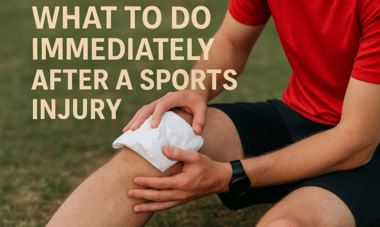 What to Do Immediately After a Sports Injury